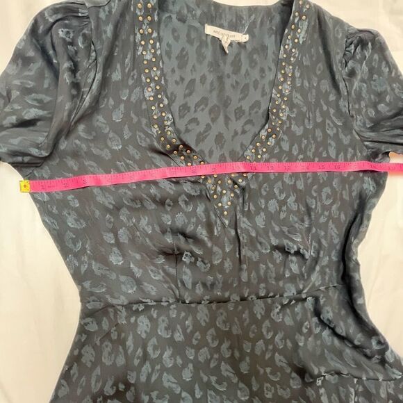 Avec Les Filles Gray Long Sleeve Studded Dress, size M - EUC - Picture 8 of 12